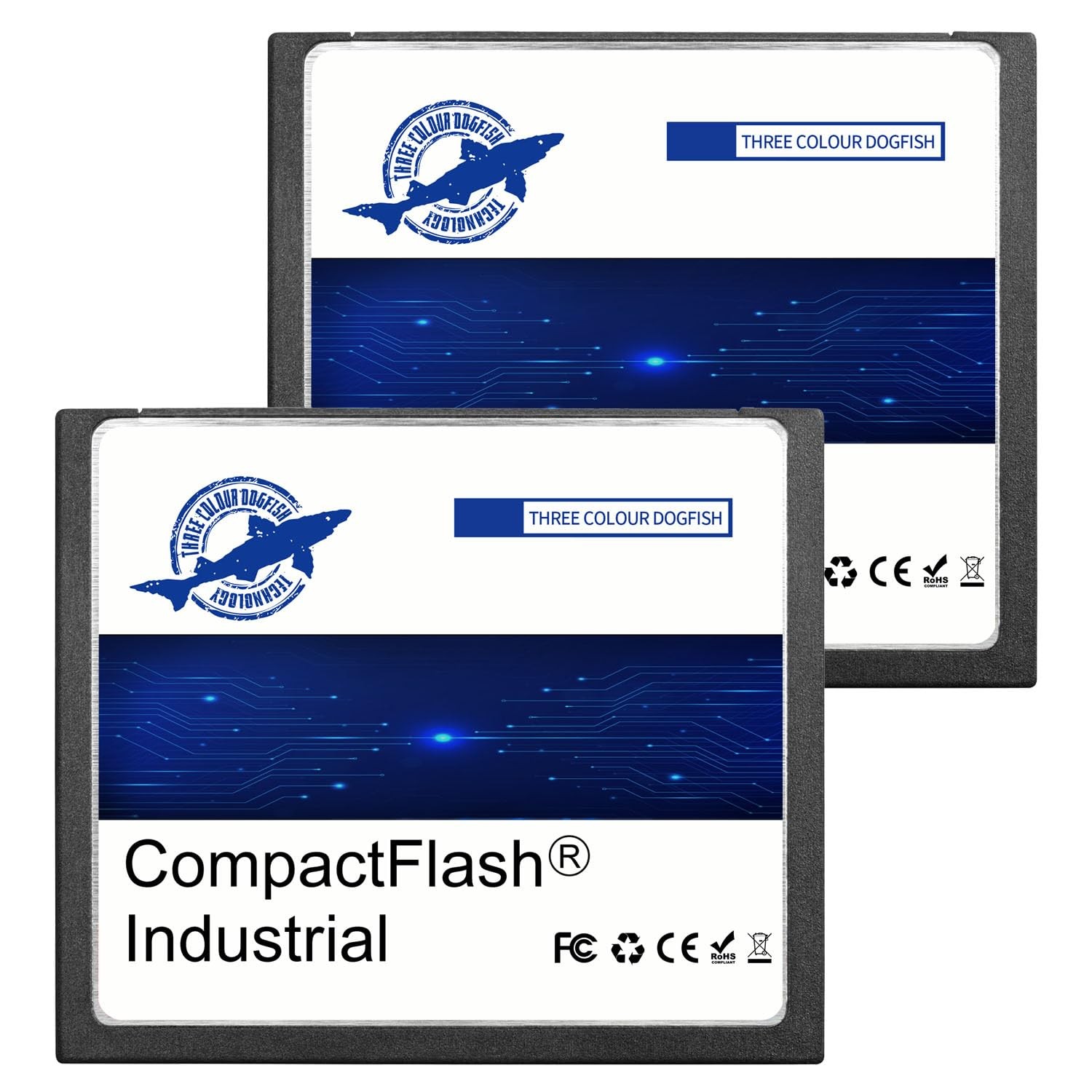 Dogfish Compact Flash Card 2GB 2Pack Industrial Memory Card CF Type
