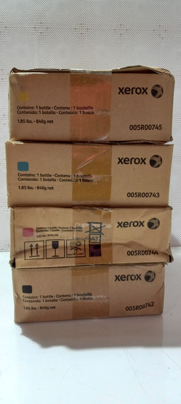 OEM Xerox Color 800, 1000 Press CMYK Developers 005R00742,43,44,45 *QTY
