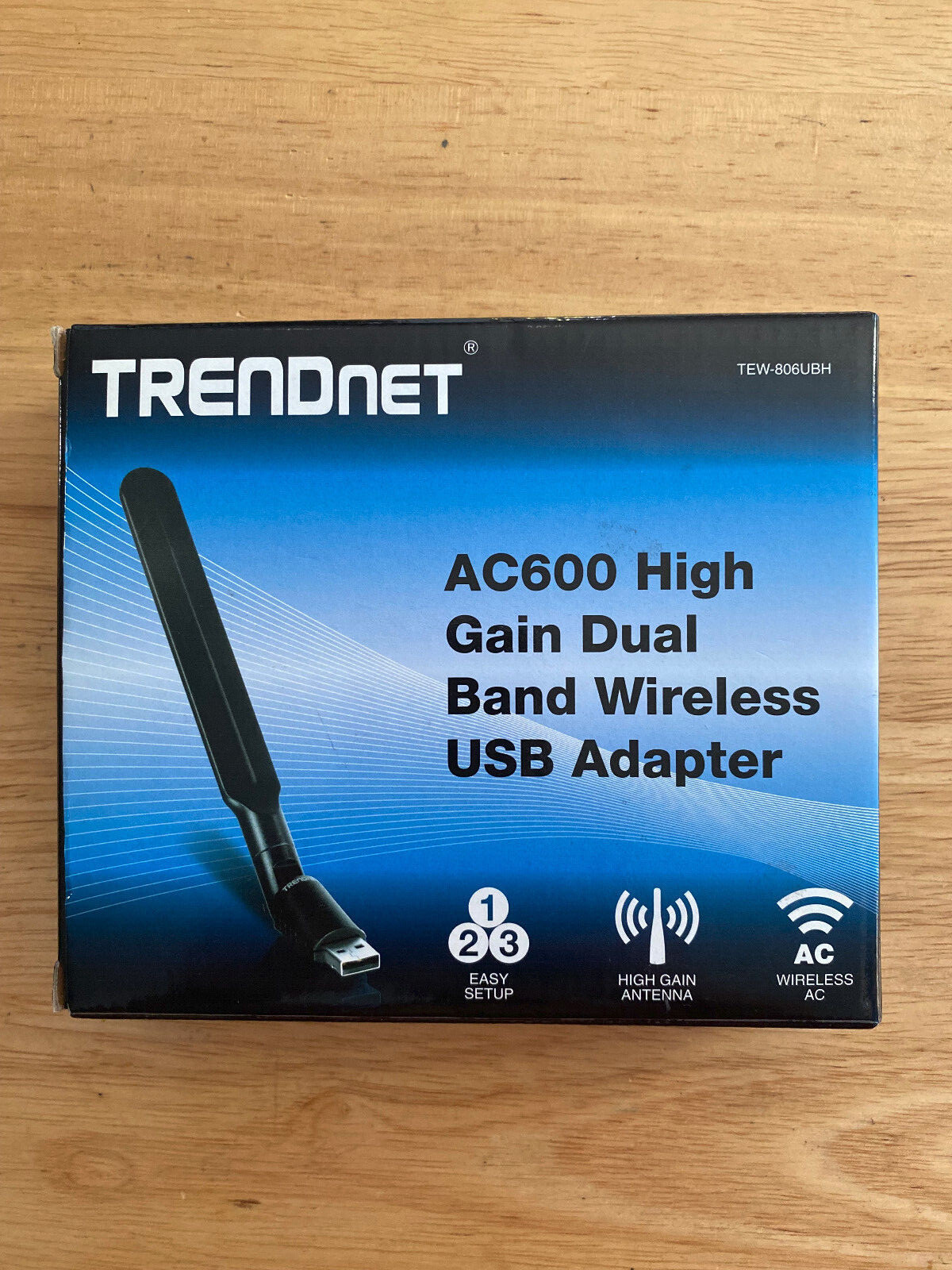 TrendNet AC600 Dual Band Wireless USB Adapter TEW-806UBH