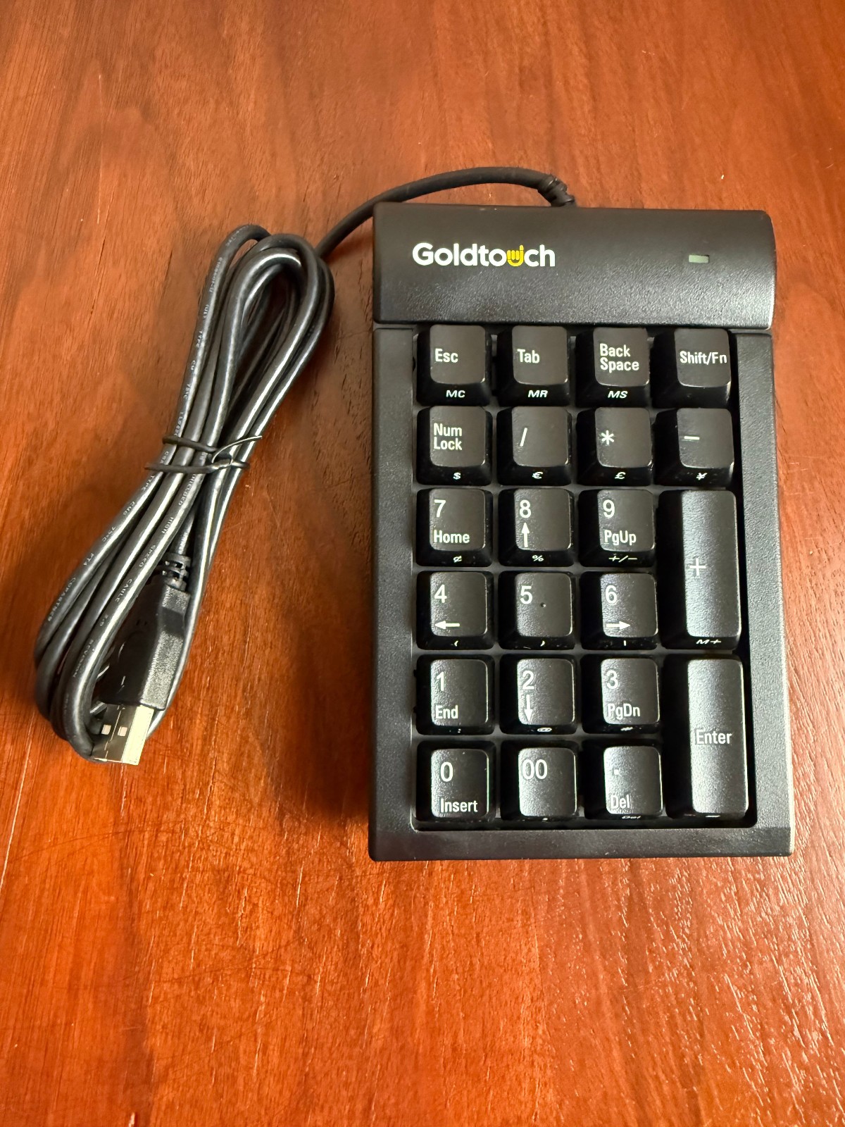 GOLDTOUCH GTC 0077 BLK  USB KEYPAD WITH HUB