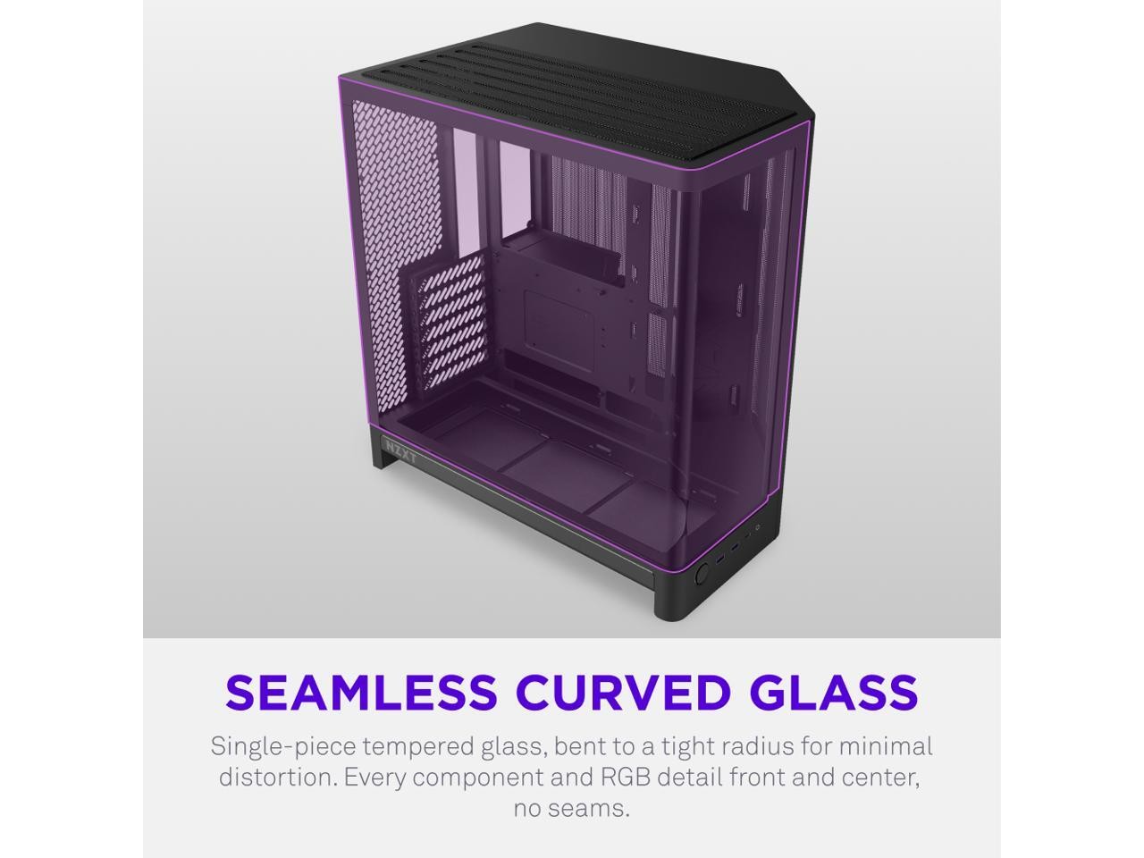 H6 RGB+ (2026) Compact Dual-chamber ATX Case - All Black NZXT