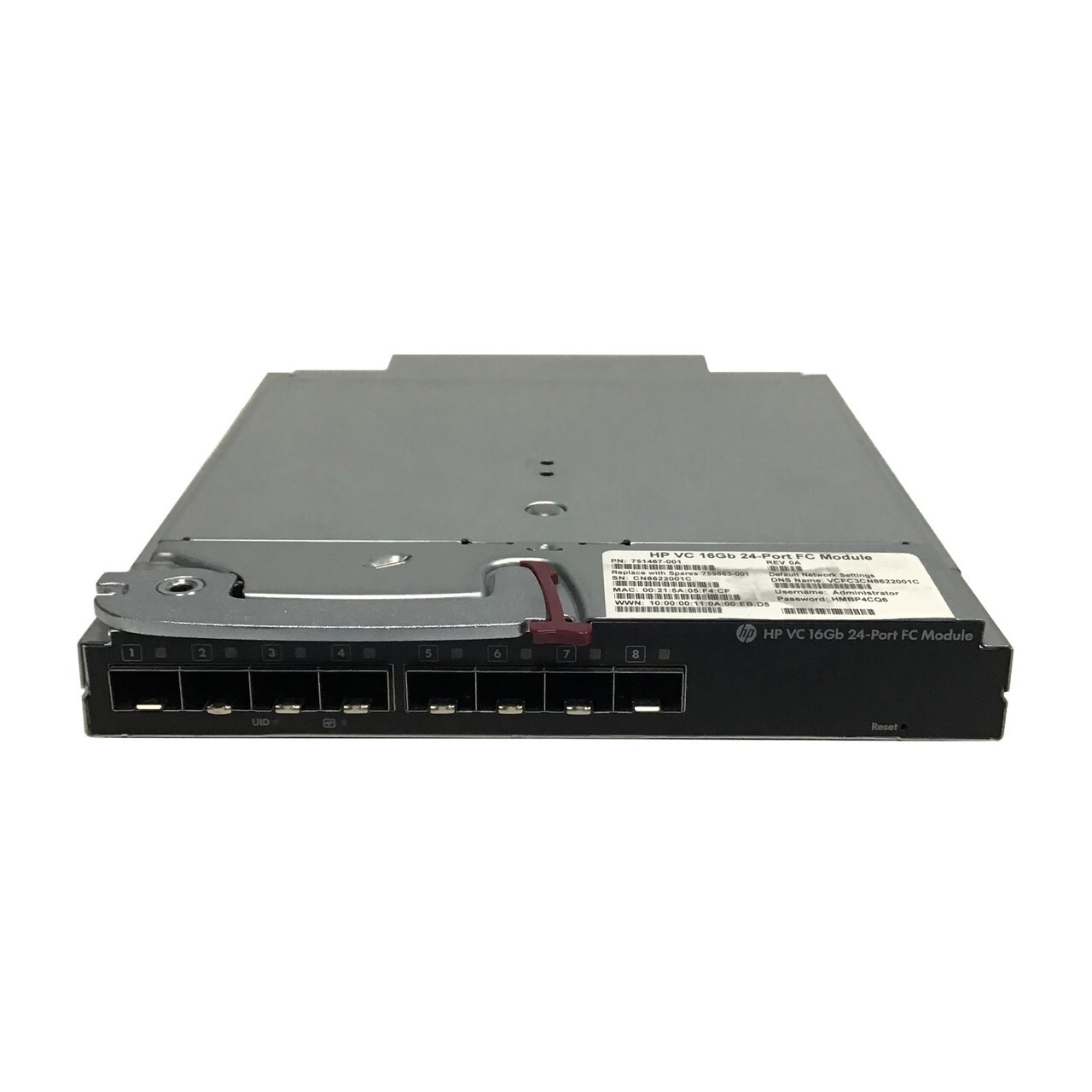 HPe 759863-001  24Port 16GB FC Module C Class 751467-001 751465-B21