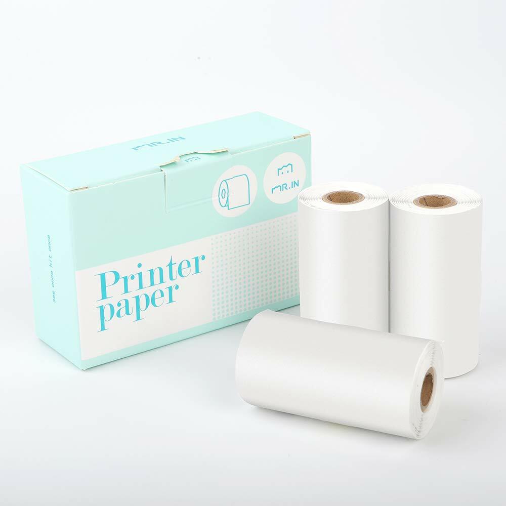 53mm Adhesive Thermal Paper for Phomemo M02 PAPERANG Bluetooth Pocket Printer