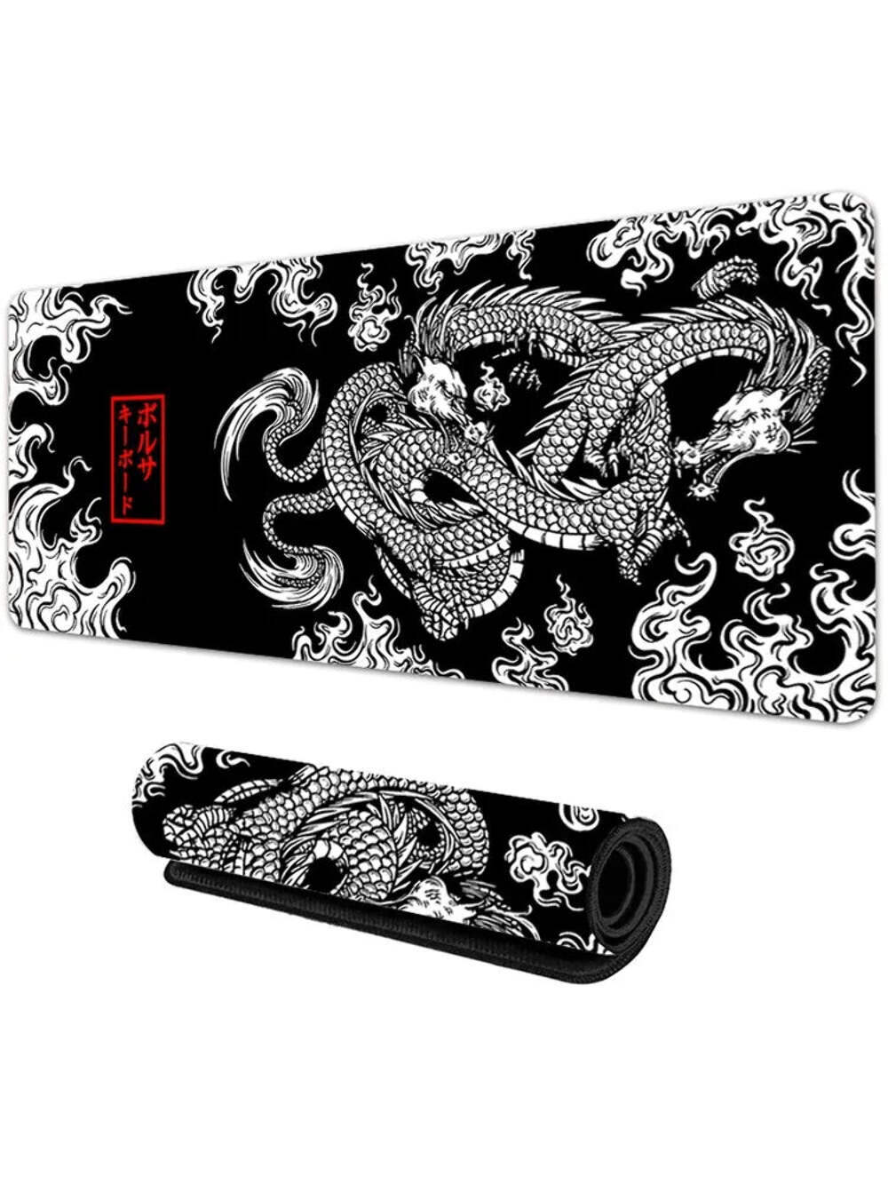 Japanese Dragon Large Gaming Mousepad XXL Keyboard Gamer Mouse Pad on The Table