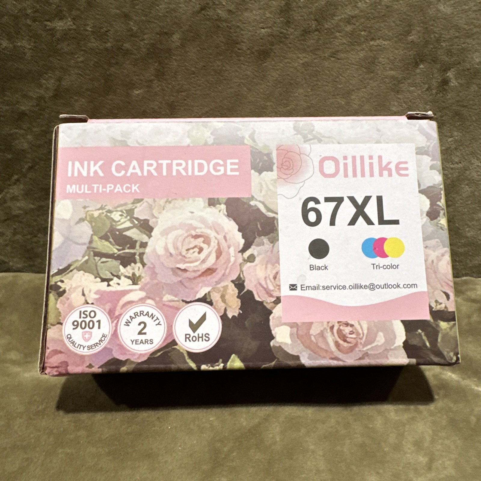 Oillike 67XL Black & TriColor Multipack Ink exp 6-27 HP Printer NIP