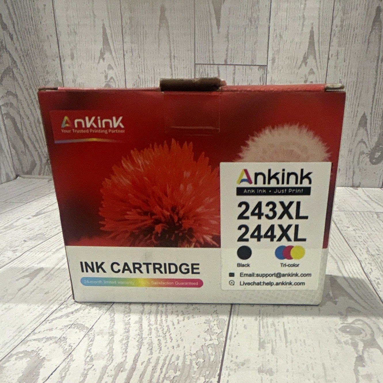 Ankink 243XL 244XL Compatible Inkjet Ink Cartridges Black Tri-Color for HP