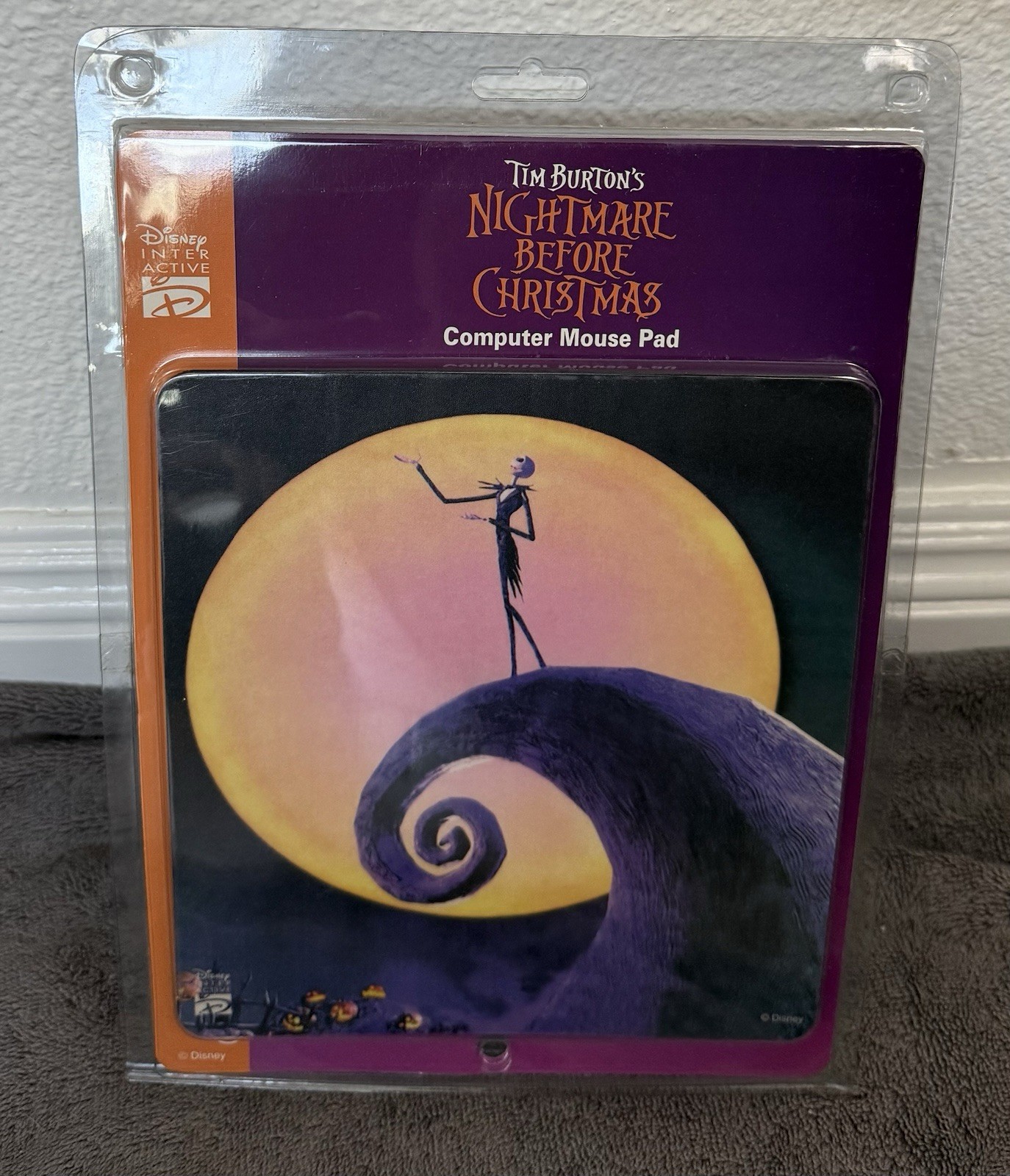DISNEY INTERACTIVE NIGHTMARE BEFORE CHRISTMAS COMPUTER MOUSE PAD ~ 