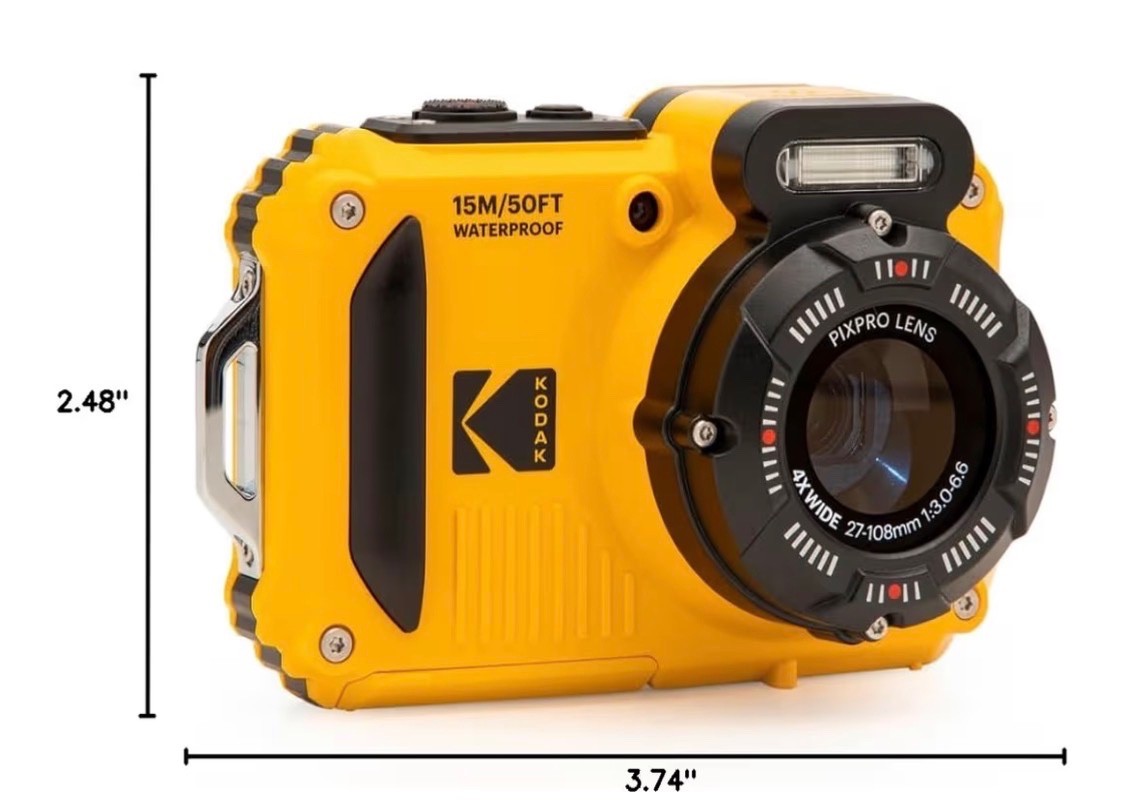 PIXPRO WPZ2 Rugged Waterproof Shockproof Dustproof WiFi Digital Camera 16MP 4X O