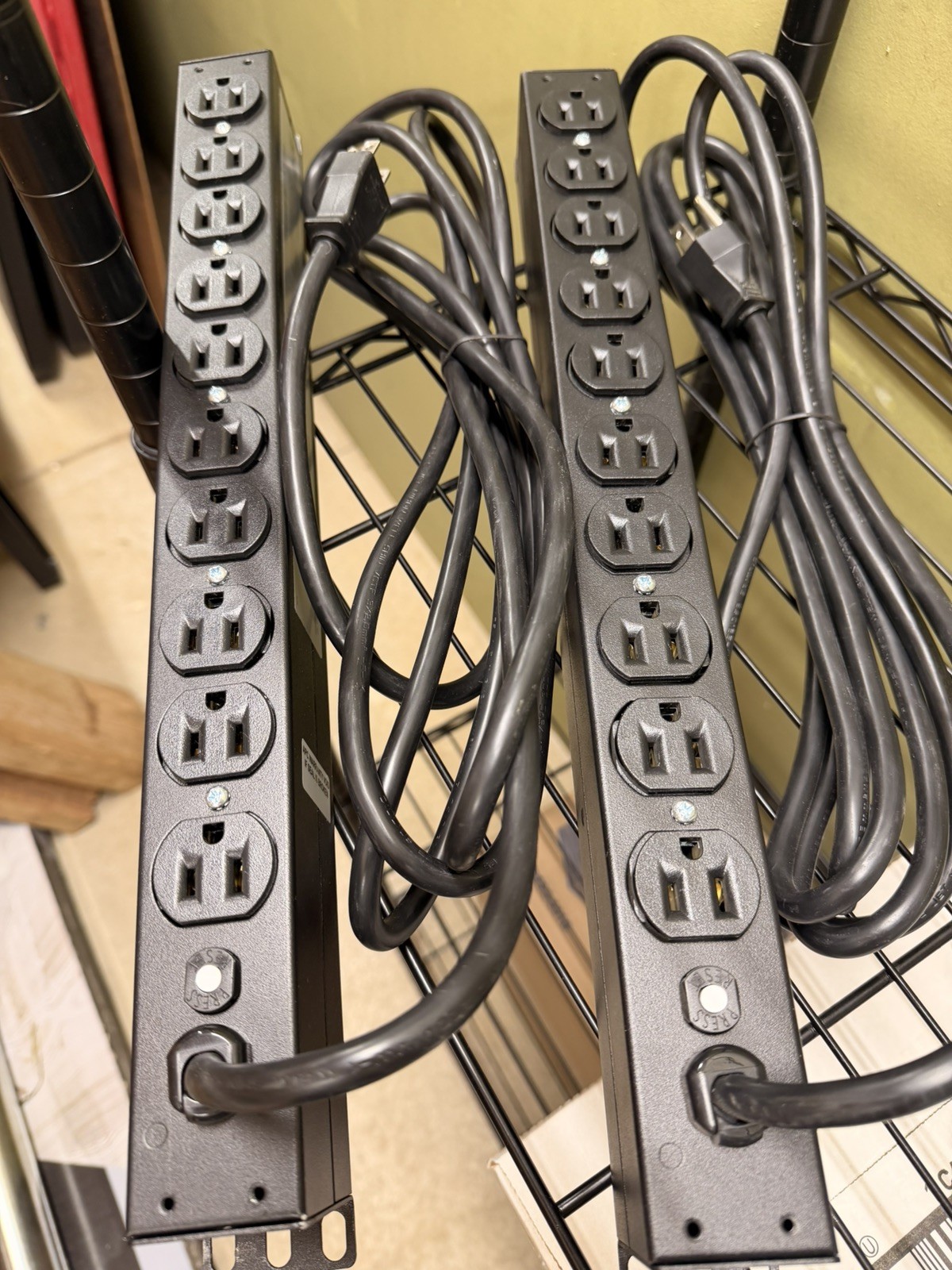 Two APC AP9562 Basic Rack PDU w/ Rack Ears