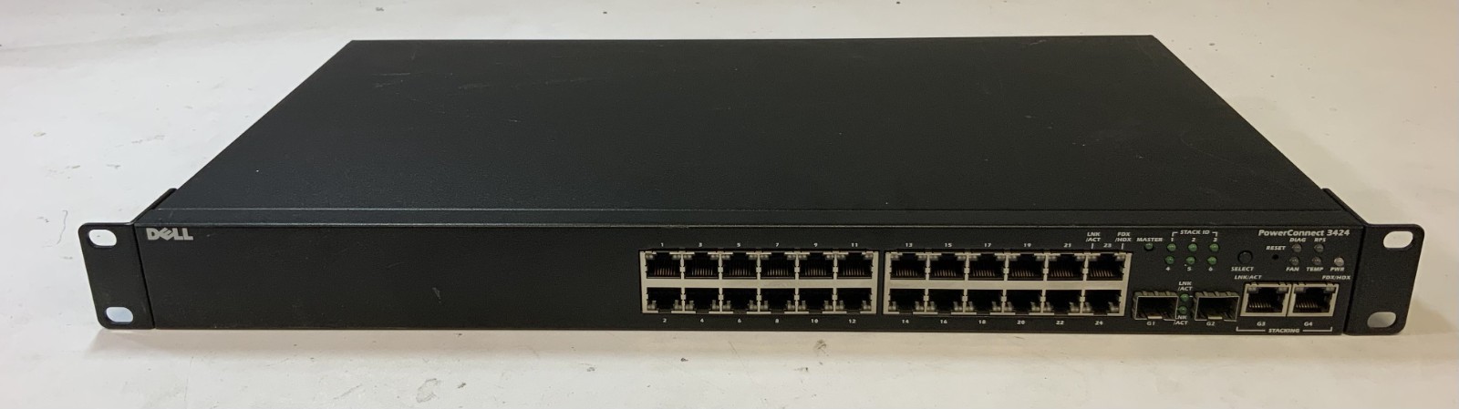 Dell PowerConnect 3424 24-Port Managed Ethernet Switch 100-240VAC, Black "X2B"