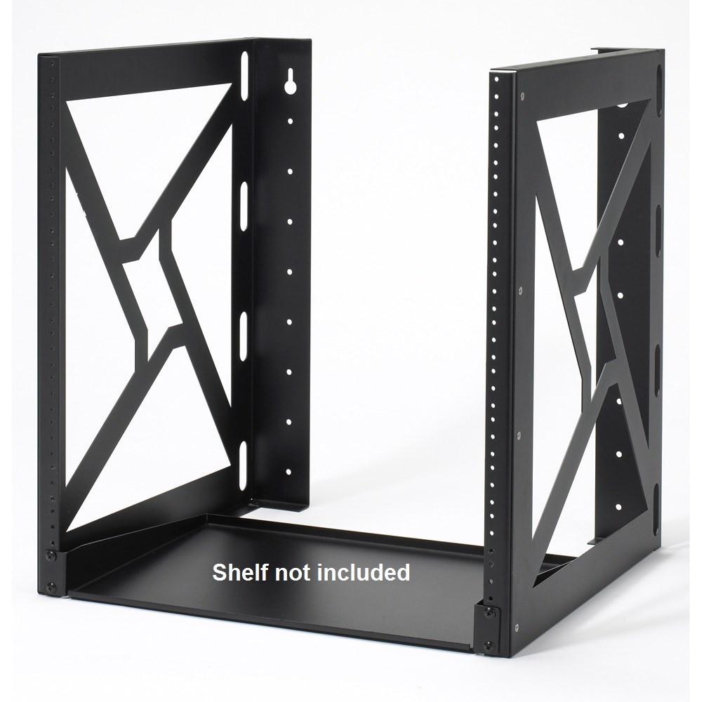 Kendall Howard 12U 19" Wall Mount Rack 350lb Capacity USA Made 1915-3-001-12