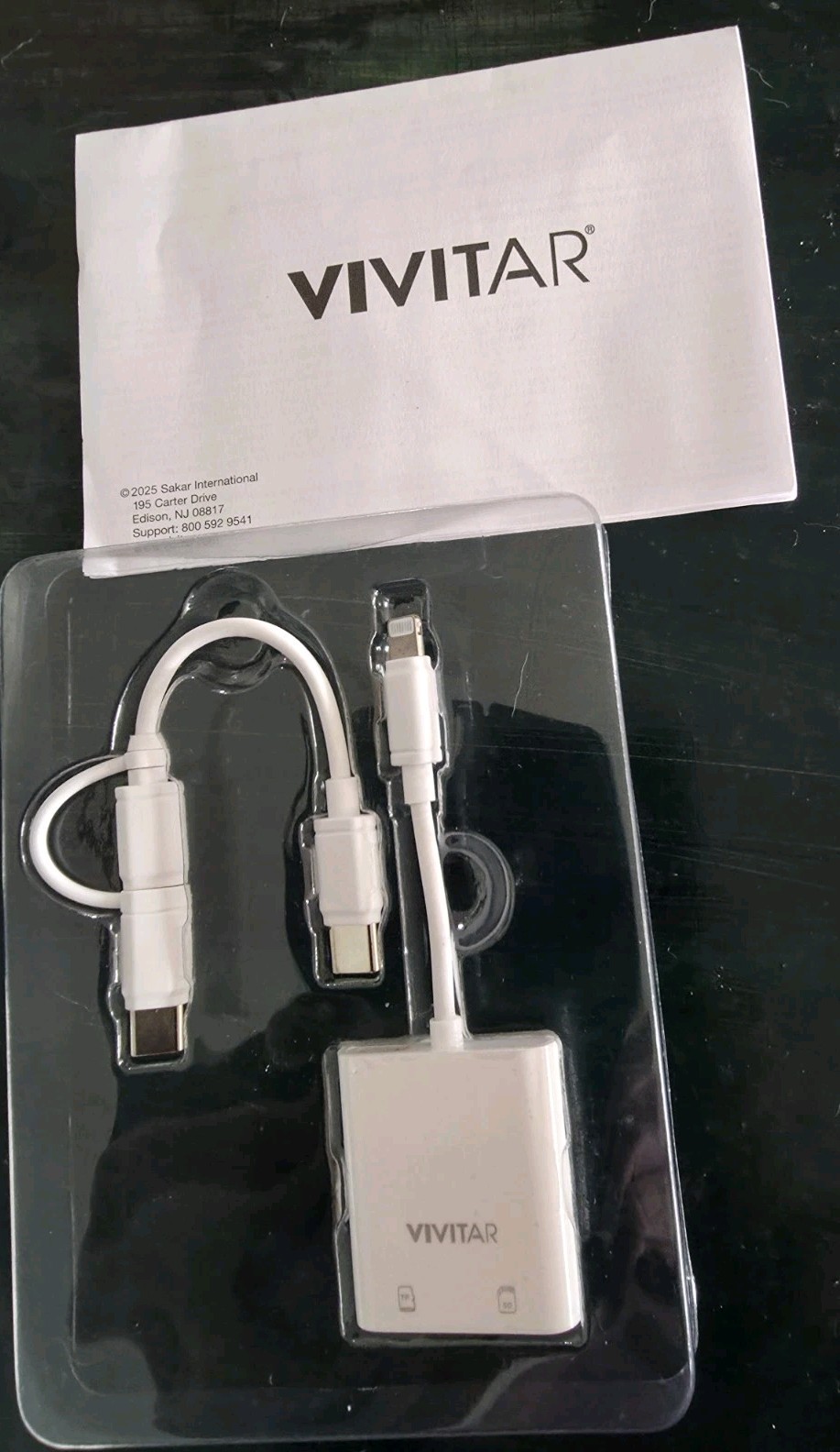 Vivitar Mobile SD and MicroSD Universal Card Reader White MOV4016 V1 Box/Retail