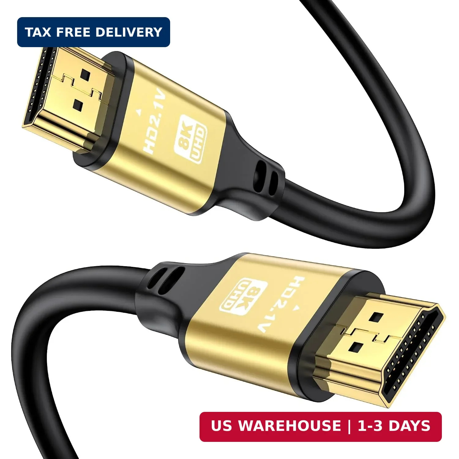 Short Hdmi Cable 1.5FT, 8K@60Hz 4K@120Hz, 48 Gbps Ultra High Speed Hdmi 2.1 c...