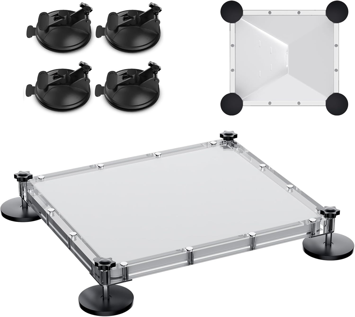 Starlink Mini 2-In-1 Magnetic & Suction Cup Mount with Protective Case | Roof &