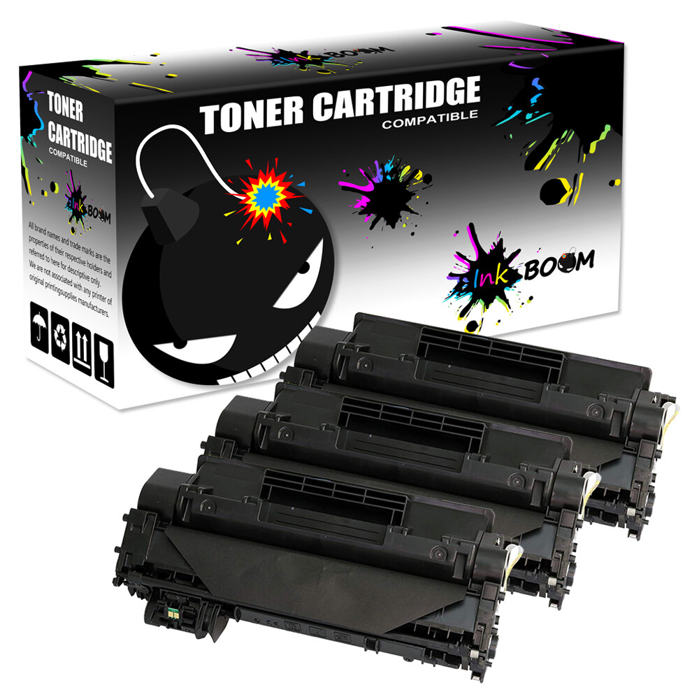 3BK Toner Cartridge replace for HP CE505X 05X HP LaserJet P2055dn M401dn M425dn