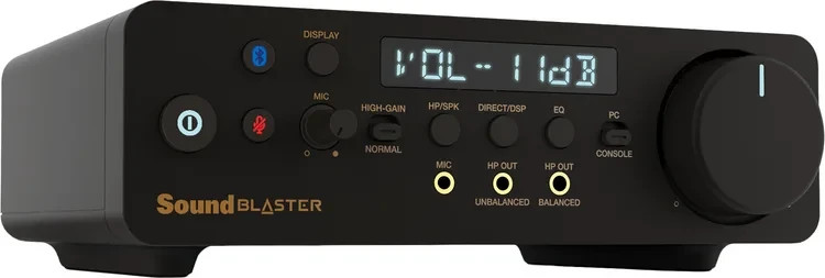 Creative Sound Blaster X5 Hi-Res Dual DAC USB Headphones Audiophile Bi-Amplifier