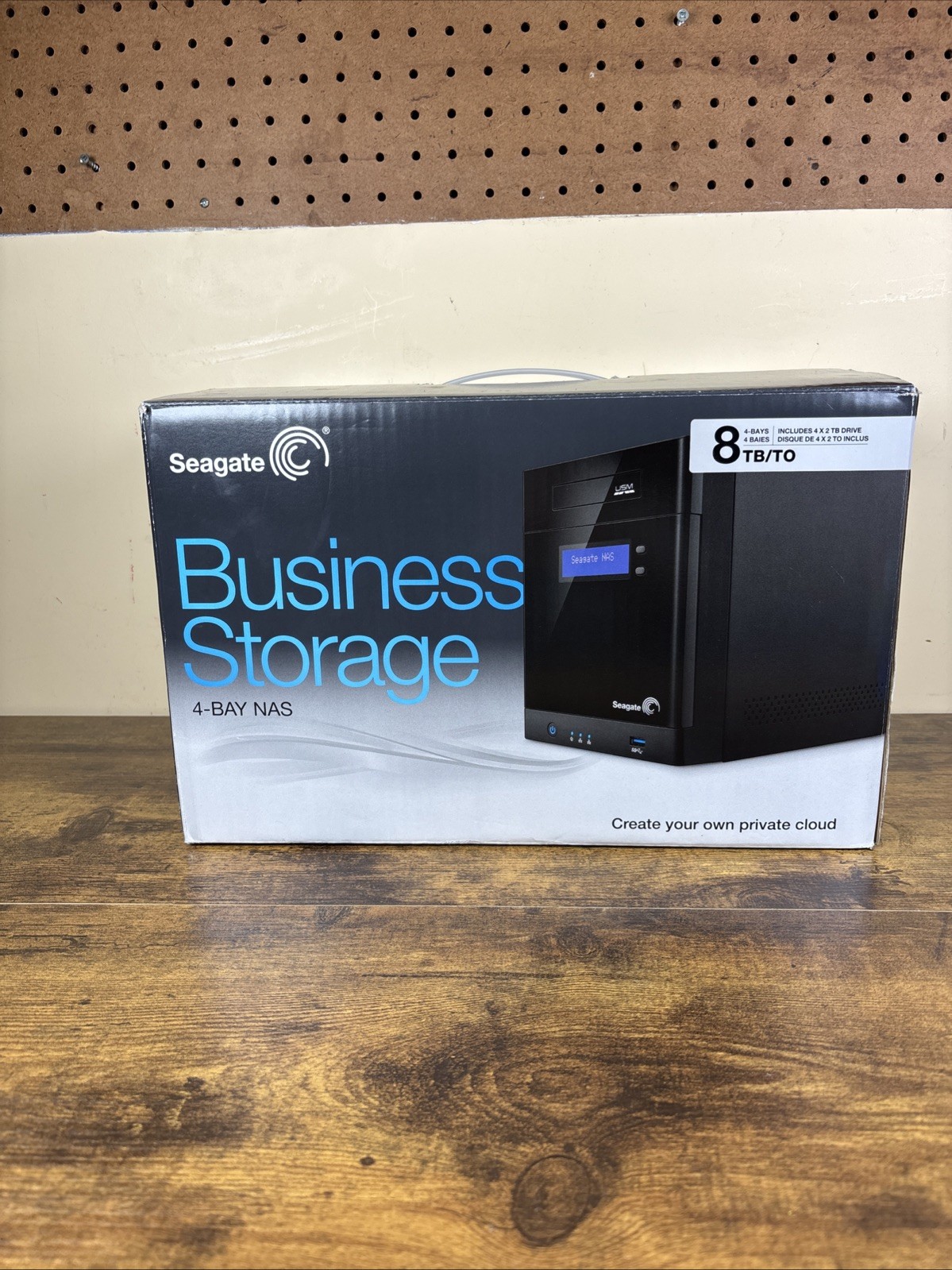 Seagate 4-Bay NAS Server w/ 8TB (4x2TB) NEW Open Box