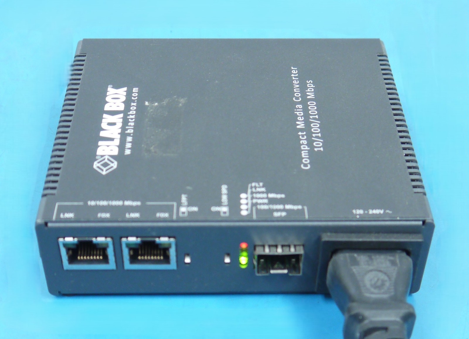 Black Box LGC5150A Compact Media Converter 10/100/1000 Mbps