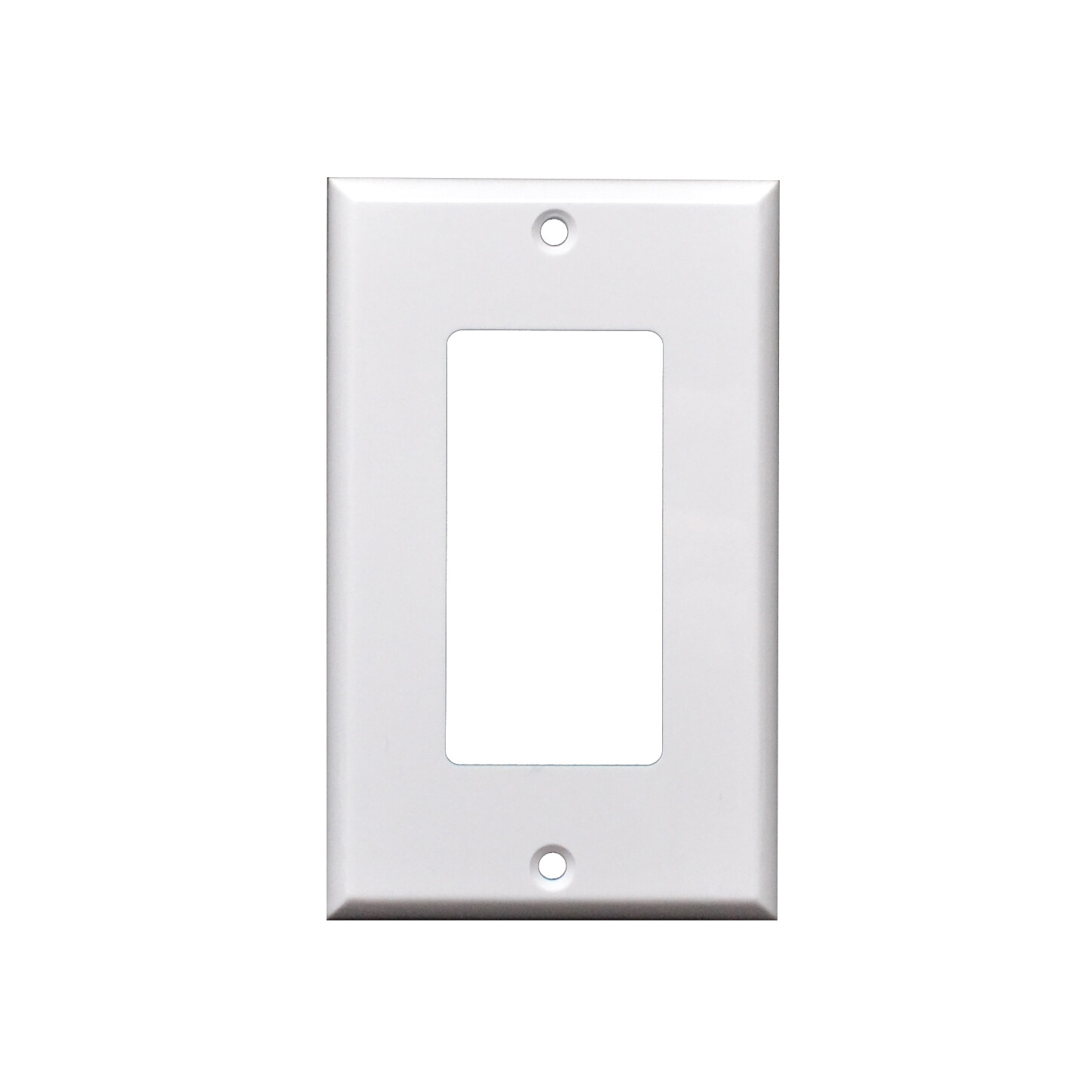 25pcs 1 Gang Standard Decorator Wall Plate White