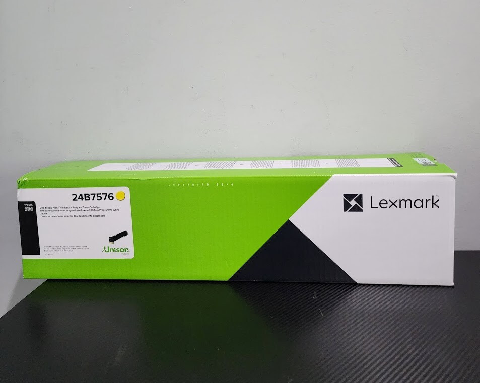 Lexmark 24B7576 XC8355 / XC95x Yellow Return Toner Cartridge