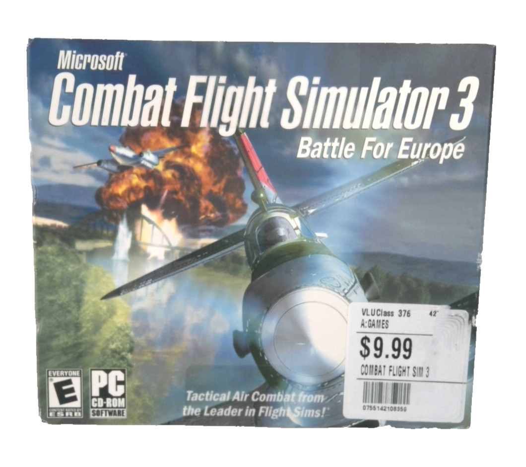 Microsoft Combat Flight Simulator 3: Battle for Europe (PC, 2007) Factory Sealed