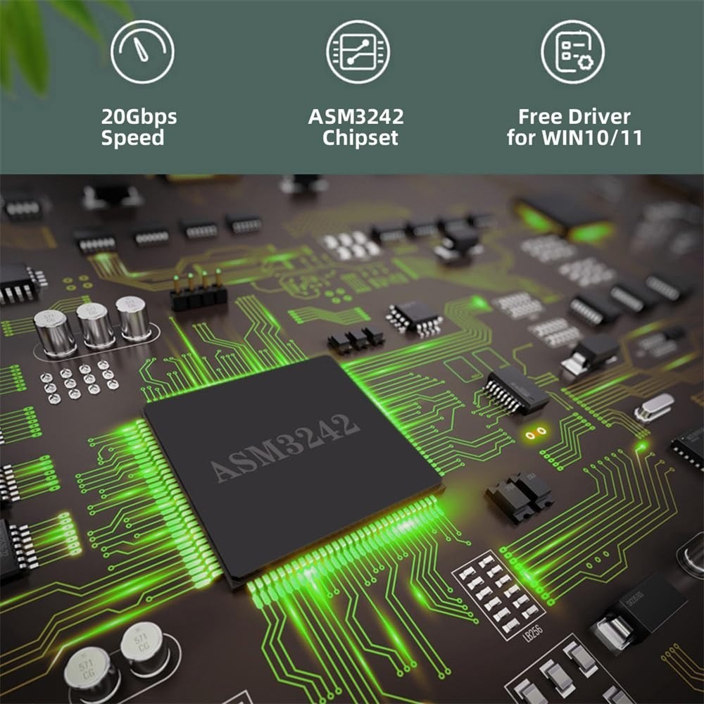 USB 3.2 Gen2 Type‑E 20Gbps Front Panel Socket PCI‑E 4X Express Card Adapter