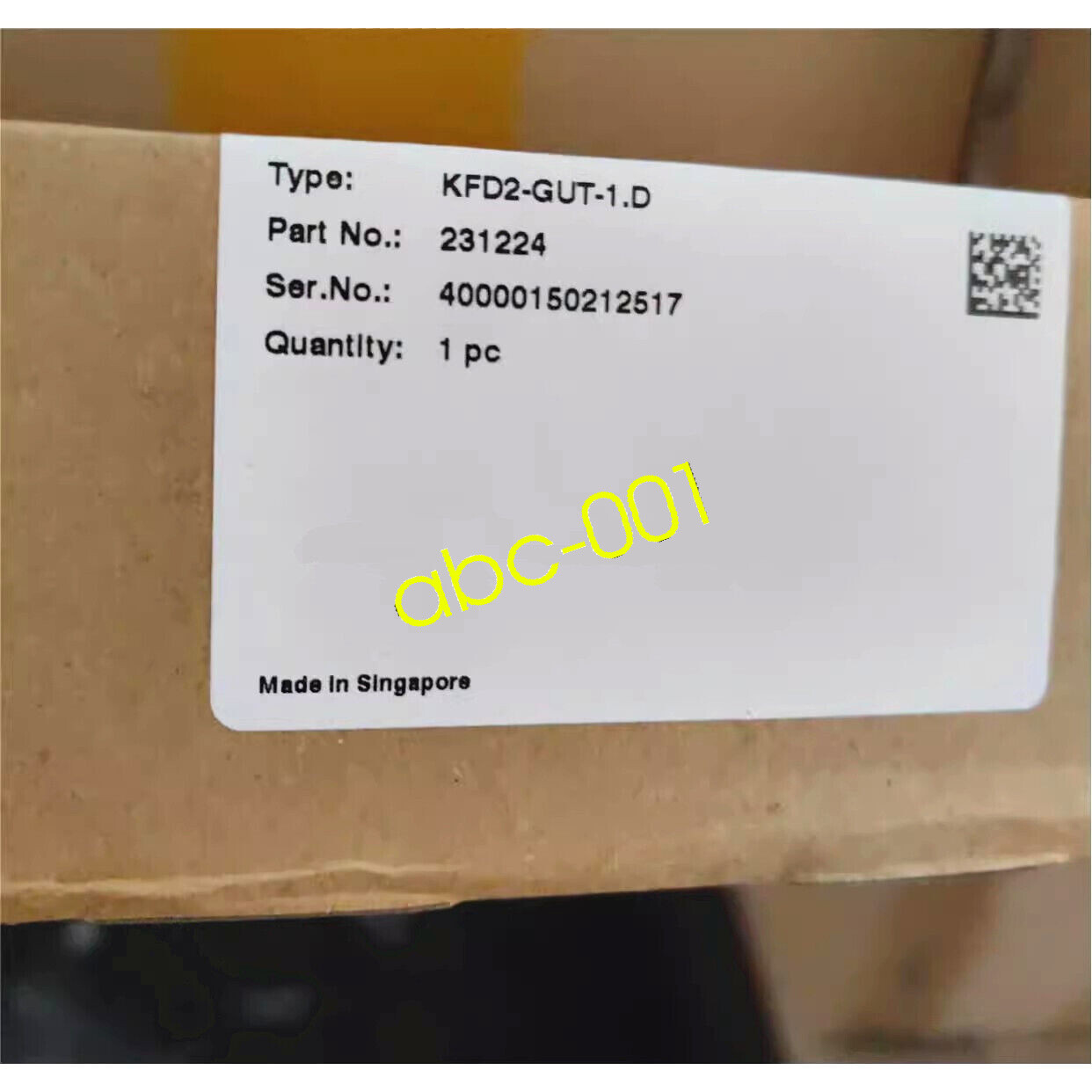 1pcs PEPPERL+FUCHS Safety Barrier KFD2-GUT-1.D DHL/FedEx