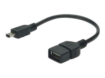 DIGITUS USB 2.0 AdapterCavo OTG Type Mini B A St/Bu AK-300310-002-S