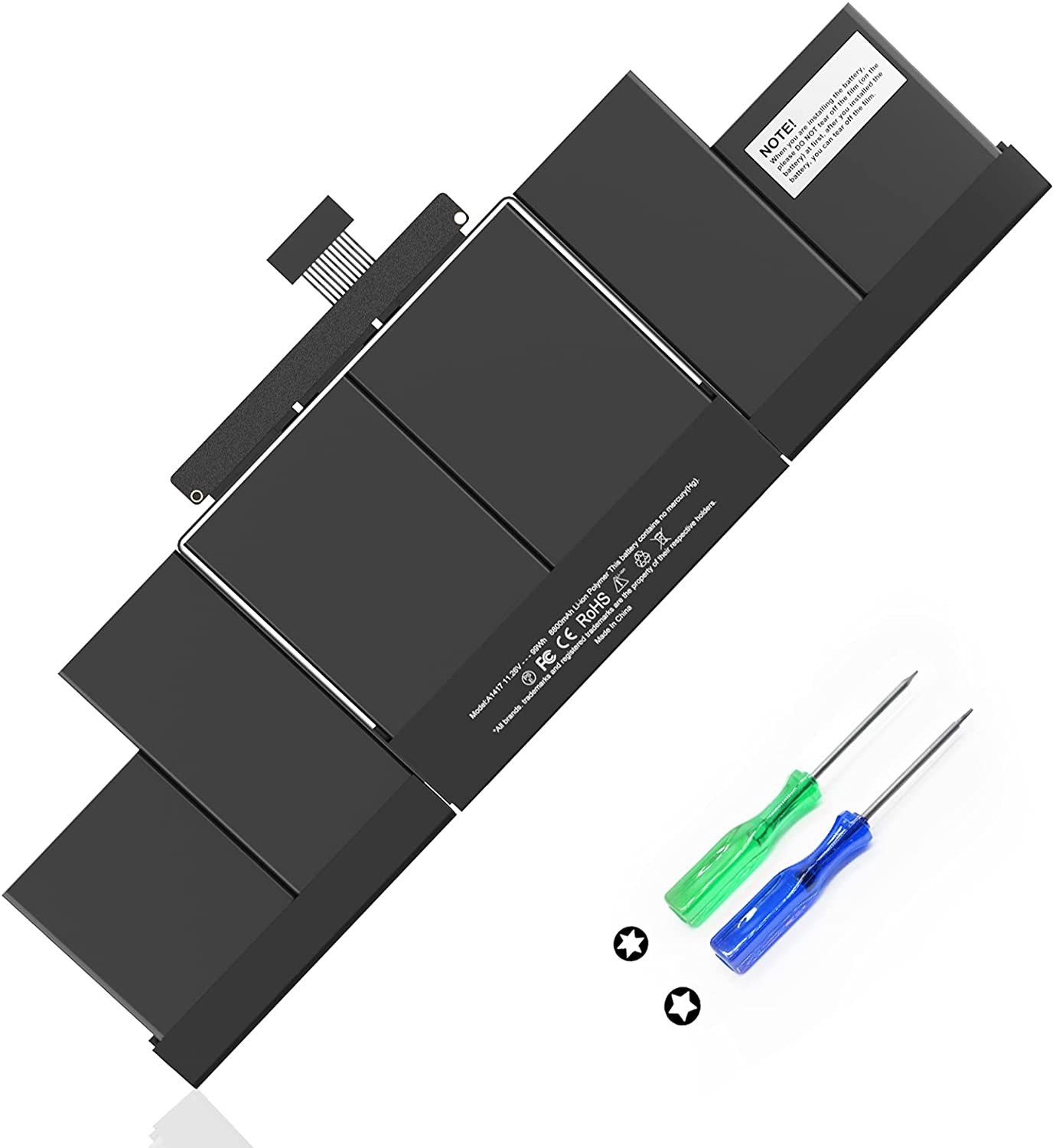 LOT OF A1417 Battery For MacBook Pro 15inch Retina A1398 For Mid 2012 Early 2013