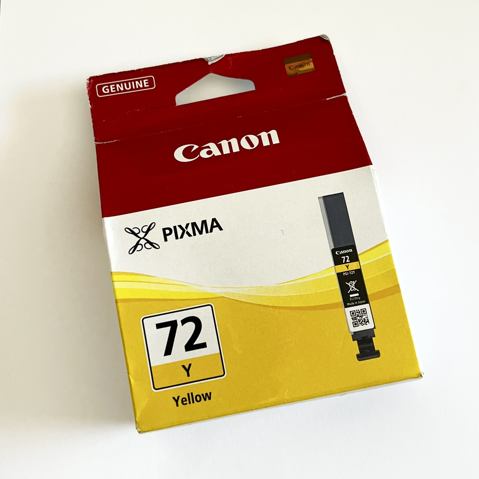 Canon Pixma Printer Ink Cartridge Refill 72 Y Yellow