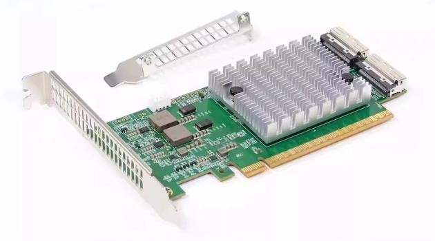 PCIe 5.0 Retimer card to MCIOX16/X8/graphics card/SSD