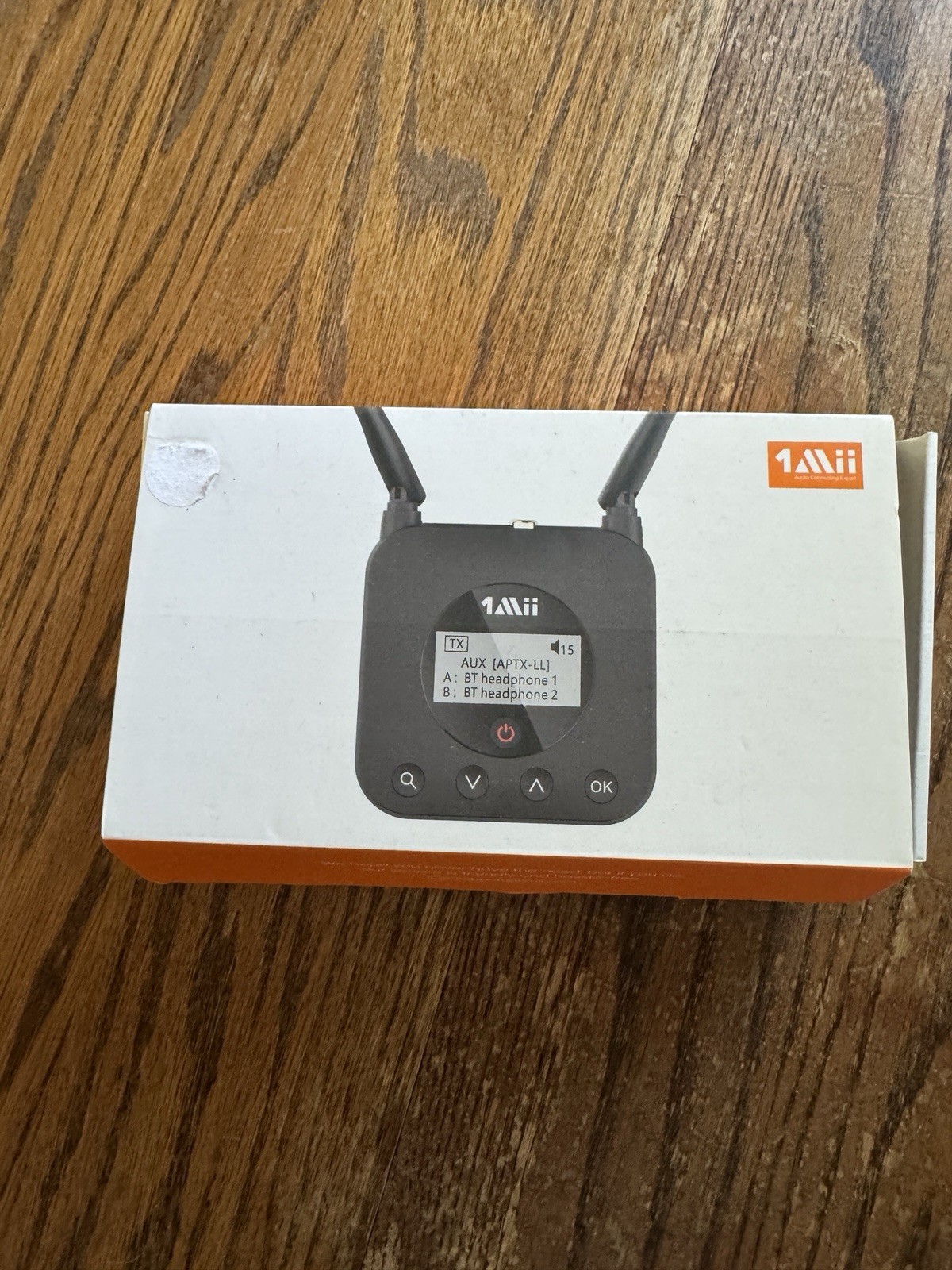 1Mii B06TX+ Bluetooth 5.2 Long Range Audio Transmitter New/Open Box
