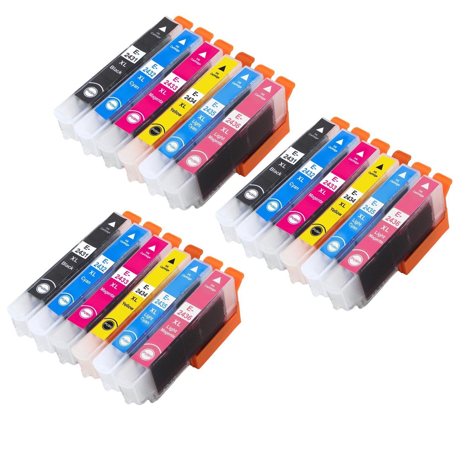 18 Ink Cartridges for Epson Expression Photo XP-750, XP-850, XP-950, XP-970 Set