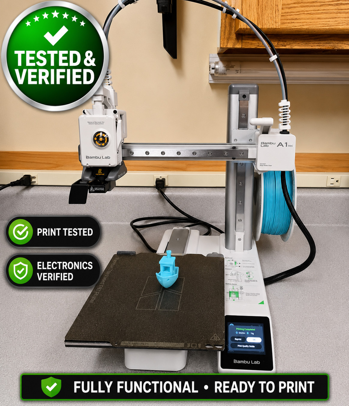 Bambu Lab A1 Mini 3D Printer - ONLY 41 HOURS - Excellent Condition