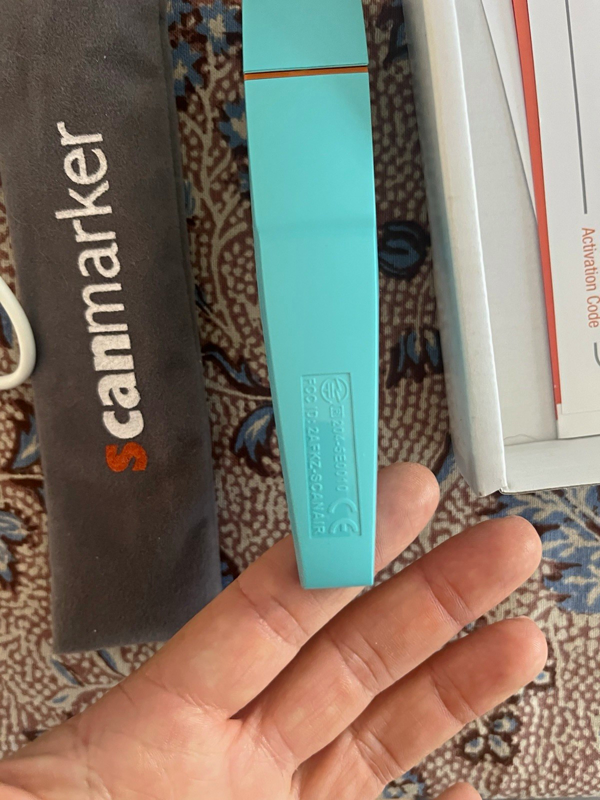 Scanmarker Air Pen Scanner & Reader w/ USB Cable and Carry Pouch