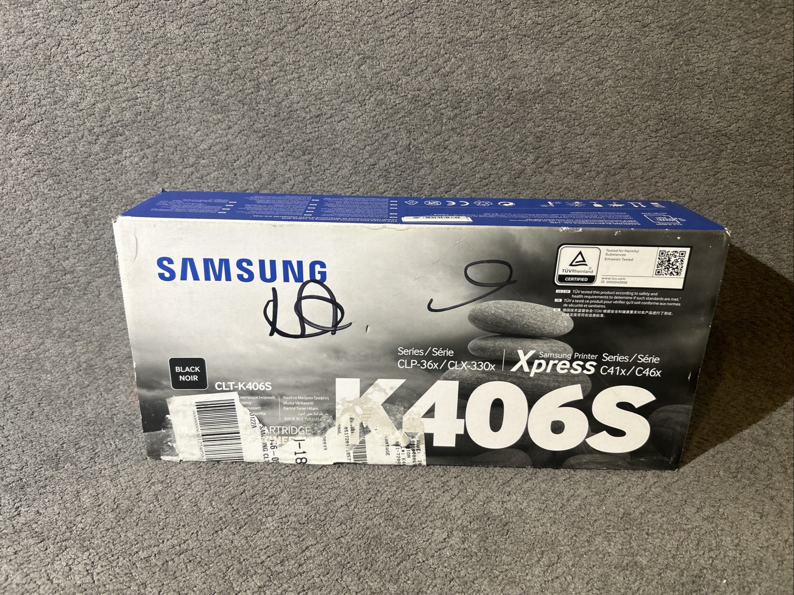 Samsung Black Toner Cartridge /CLT-K406S/Series CLP-36S/CLX-330X/C41X/C46X