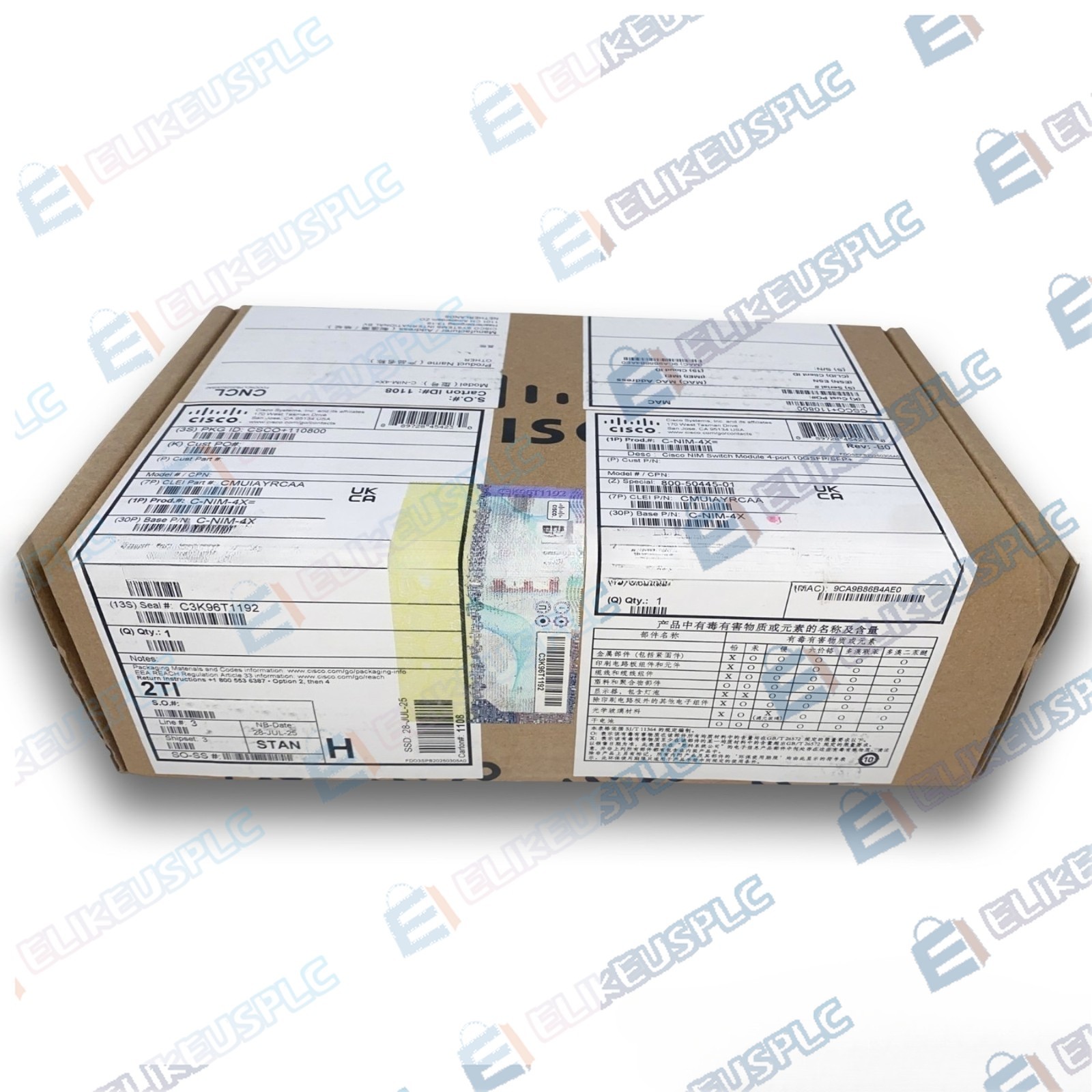 Cisco C-NIM-4X 4 Port 10Gbps Switch Network Interface Module New Sealed