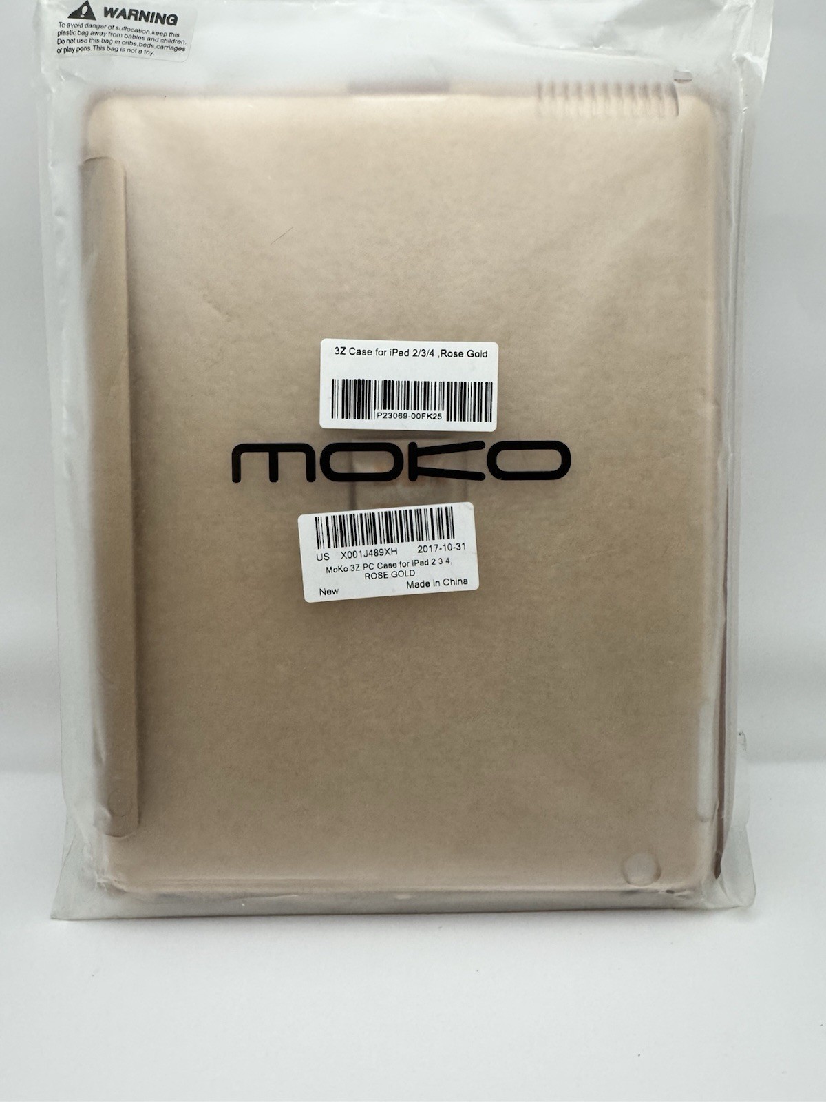 iPad Case (ROSE GOLD) Moko 3Z PC Case For iPad 2, 3 And 4. 10.5 *New*