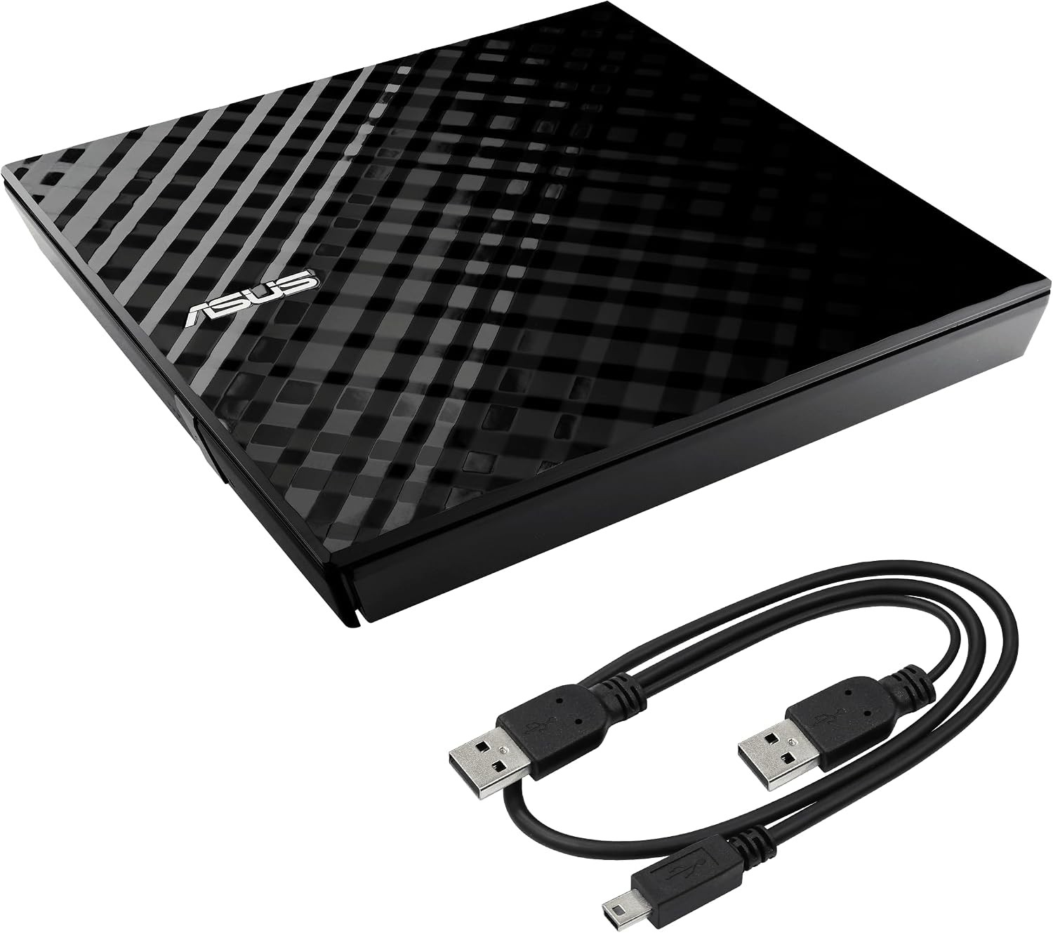 Asus External Slim DVD Writer USB Optical Drive Black Portable CD DVD Burner