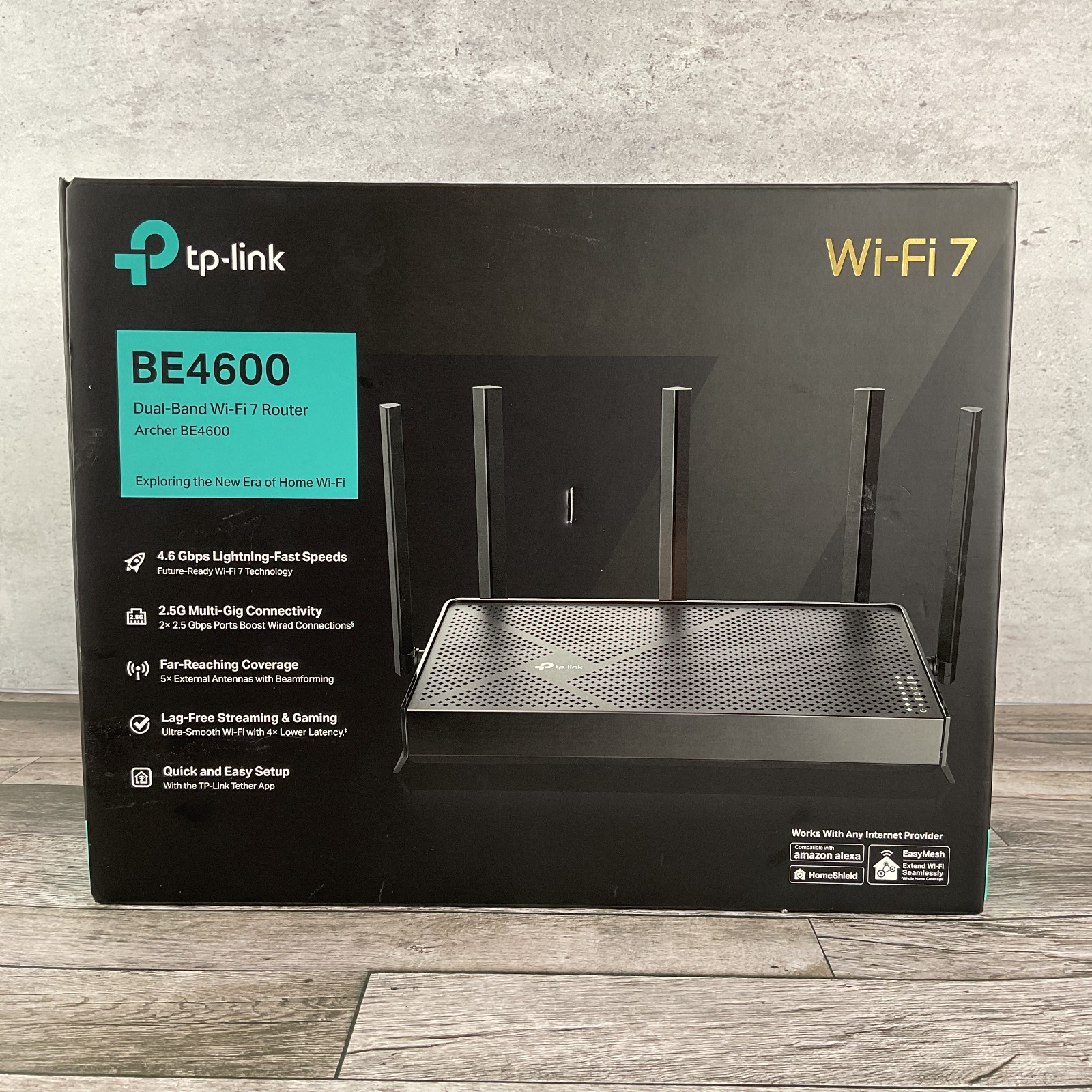 TP-Link BE4600 Archer Dual-Band Wi-Fi 7 Router - New