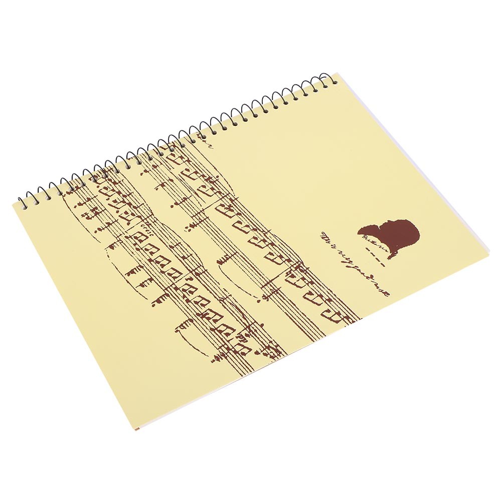 50 Pages Musical Notation Staff Notebook Music Manuscript Writing Paper (Ye SURC