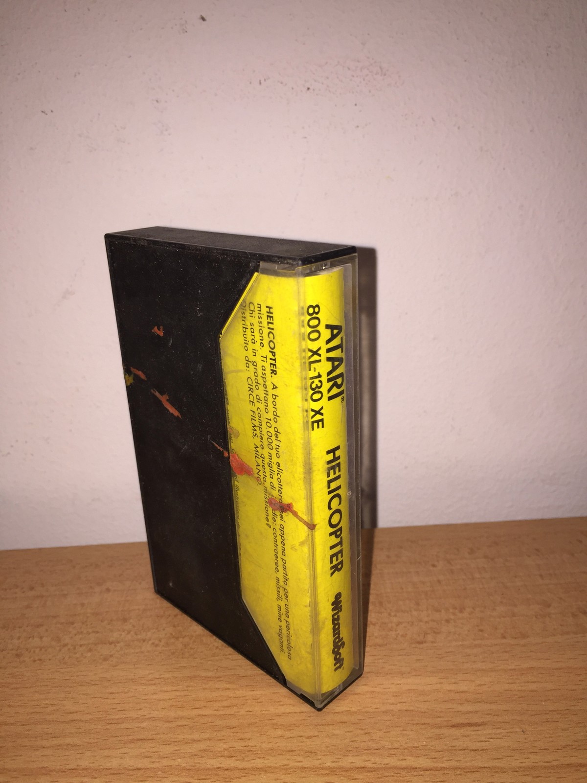 Wizardsoft ATARI 800 XL-130 XE Gioco in Cassetta HELICOPTER MIB vintage