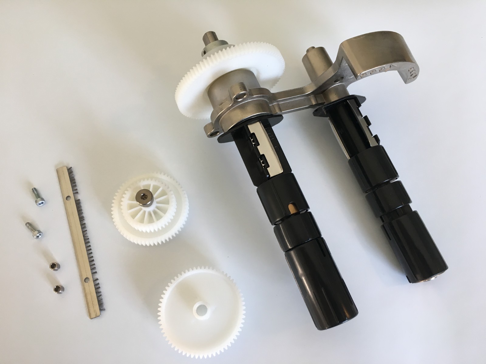Ribbon Upgrade Kit for Zebra ZT230 Printer Spindles P/N: P1037974-026 with GEARS