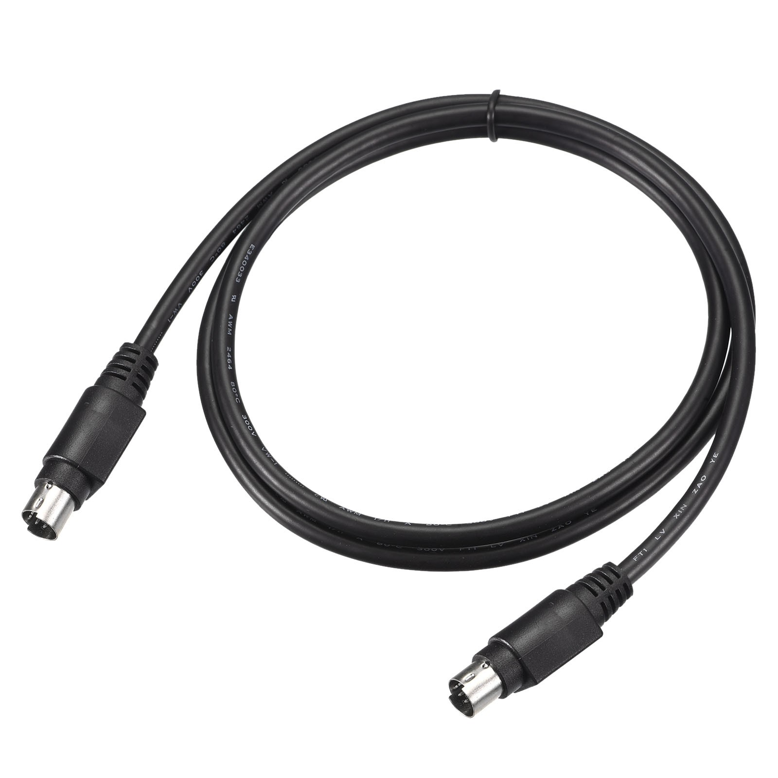PS/2 Mouse and Keyboard Extension Cable 6P 3.28 Feet Male to Male,Black