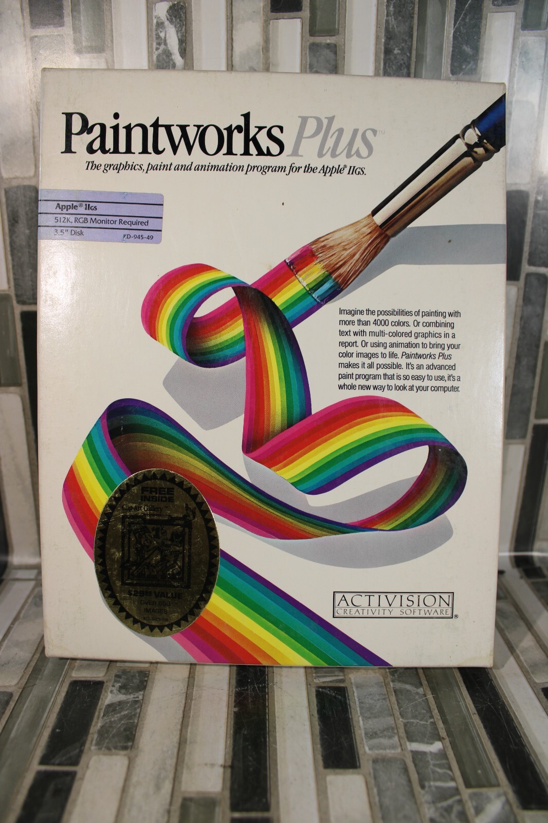 1986 Activision Paintworks Plus Case & Manuals Only