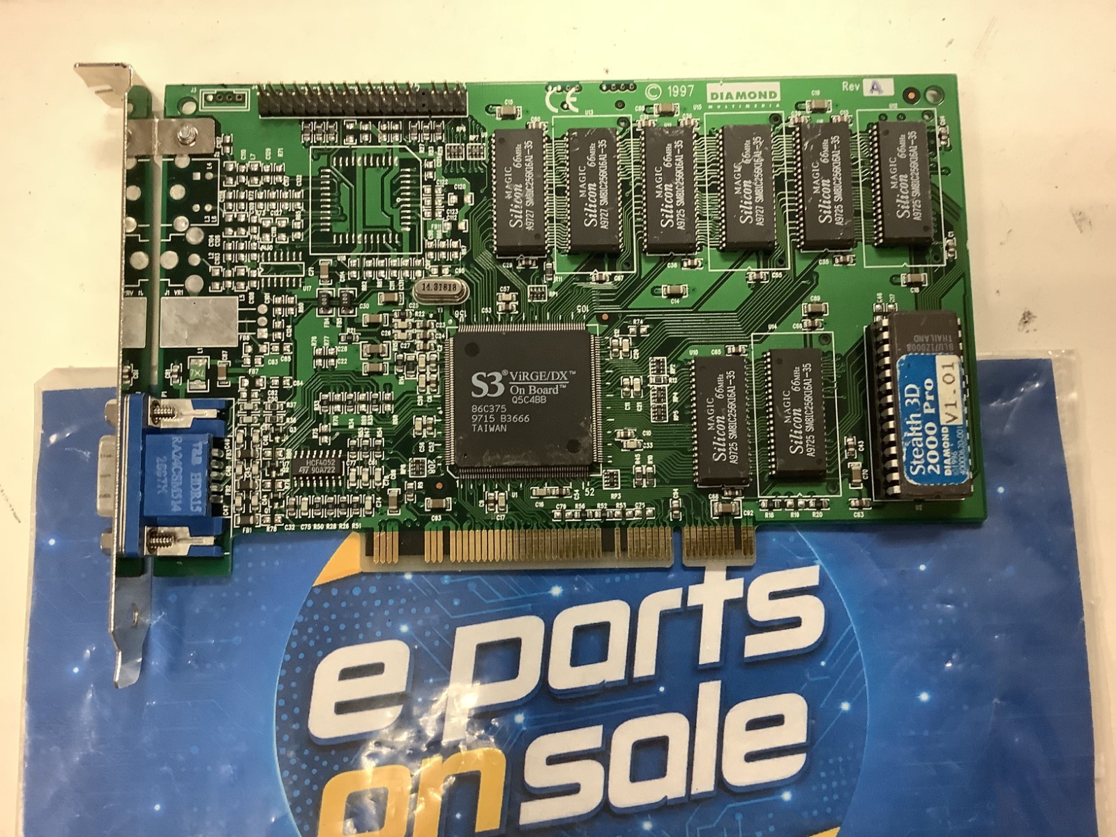 Diamond Stealth 3D 2000 Pro 4MB EDO DRAM 32-bit PCI Graphics Card L-T2C