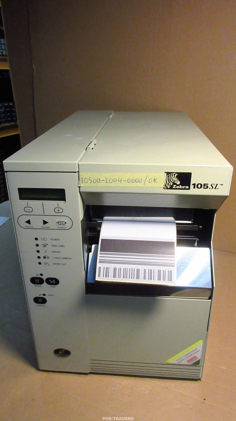 Zebra 105SL 10500-2004-0000 Thermal 114mm Label Printer Parallel Serial TESTED