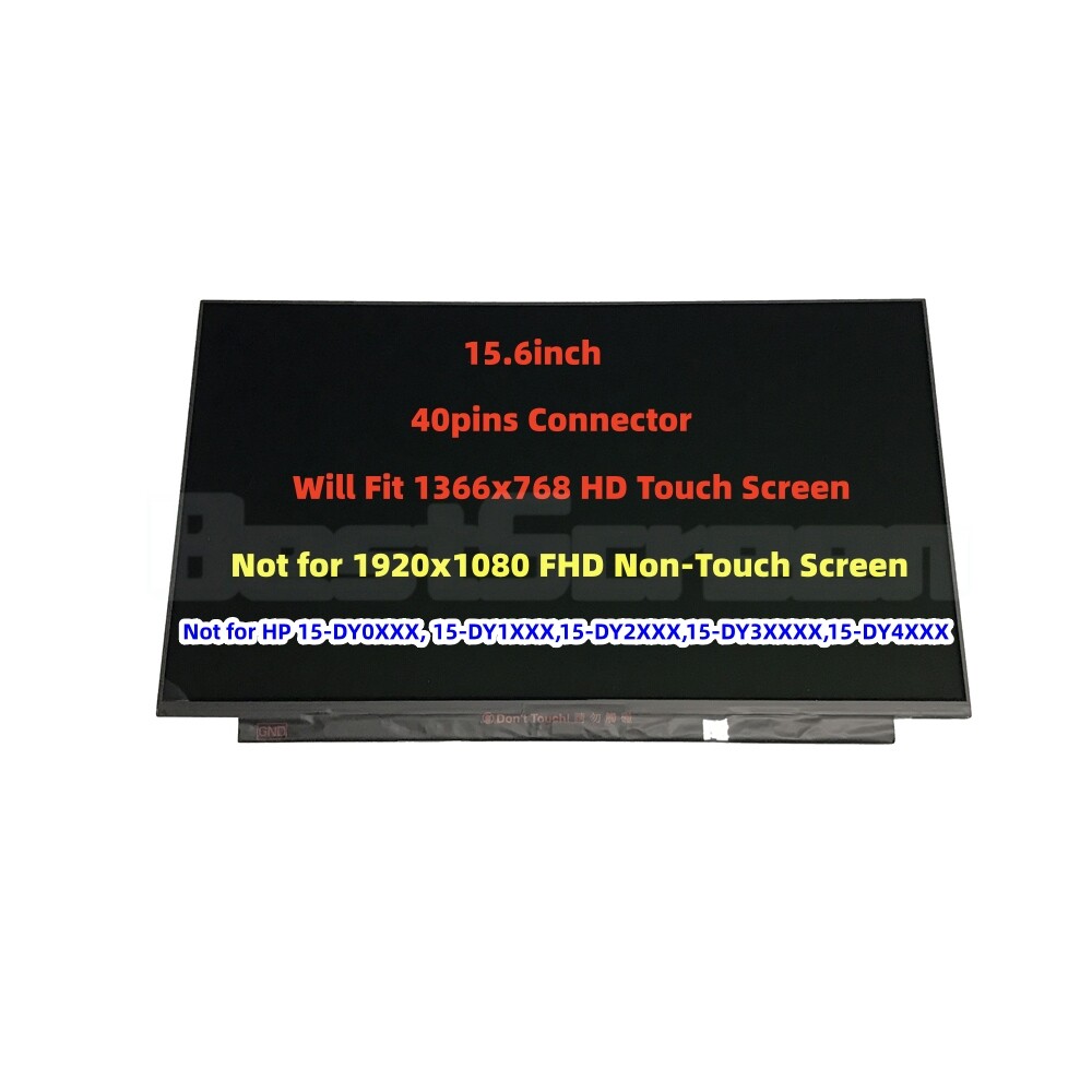 New 15.6'' HD LCD Touch Screen For HP 15T-DY500 15-DY5002DS 15-DY5005DS 40pins