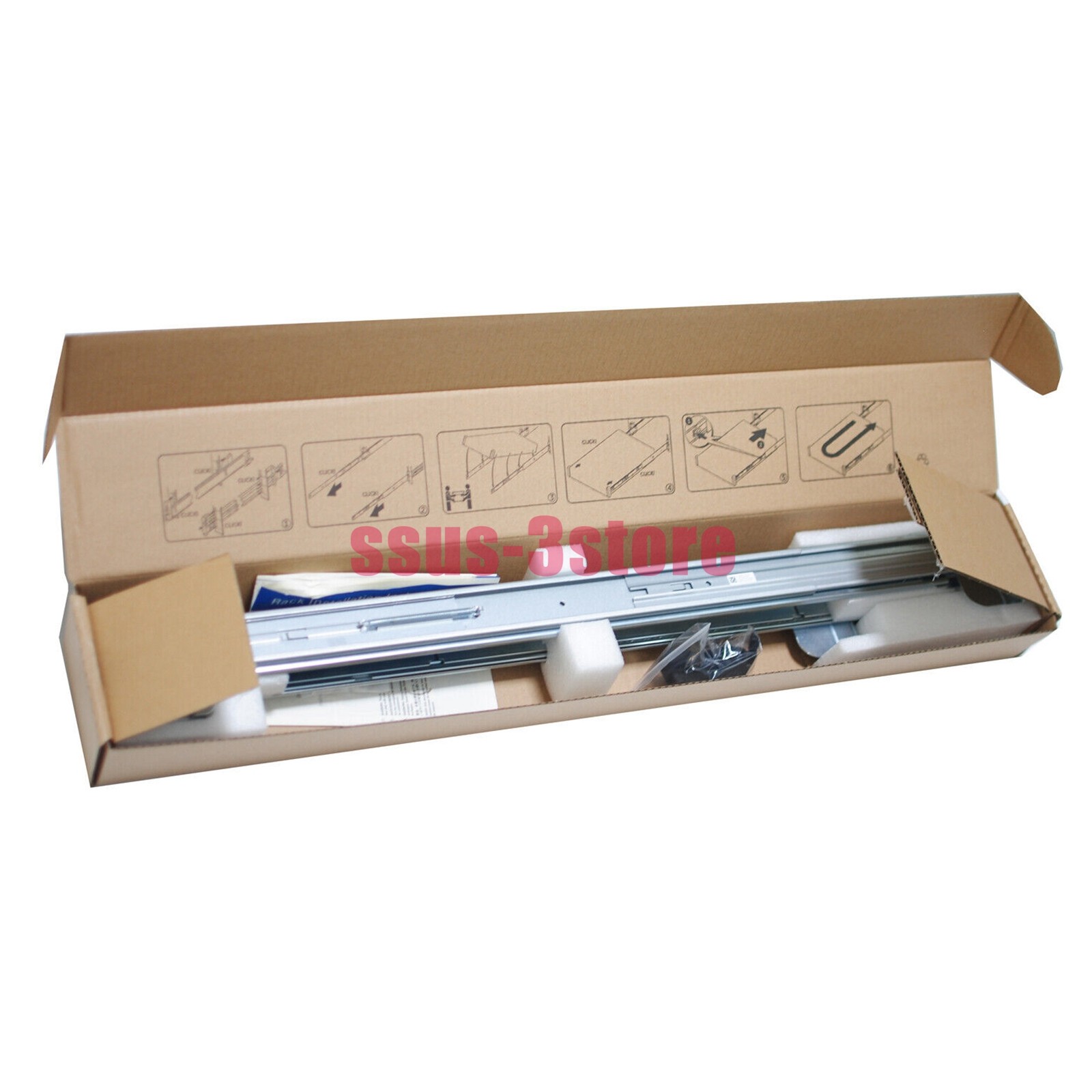 Dell Poweredge R620 R630 R640 1U Sliding Ready Rails II A7 6RTCR  9D83F CWJ0X