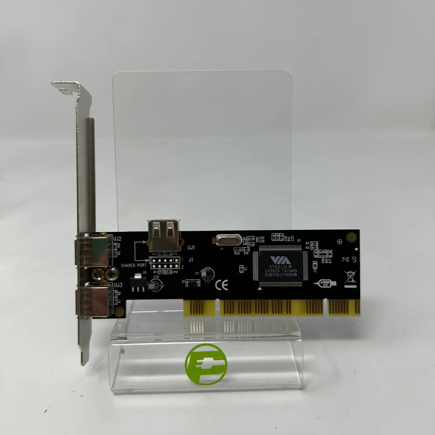 Lindy PI26212-6X2C PCI 2x Port USB 2.0 Card USB Card PCI220USBLP
